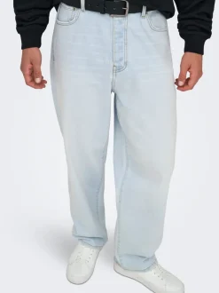 ONSFADE Vita media Loose Fit Strecth Jeans
