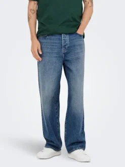 ONSFADE Vita media Loose Fit Jeans