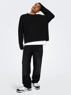 ONSFADE Vita media Loose Fit Jeans