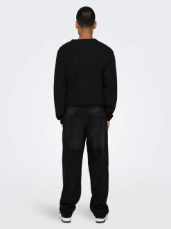 ONSFADE Vita media Loose Fit Jeans