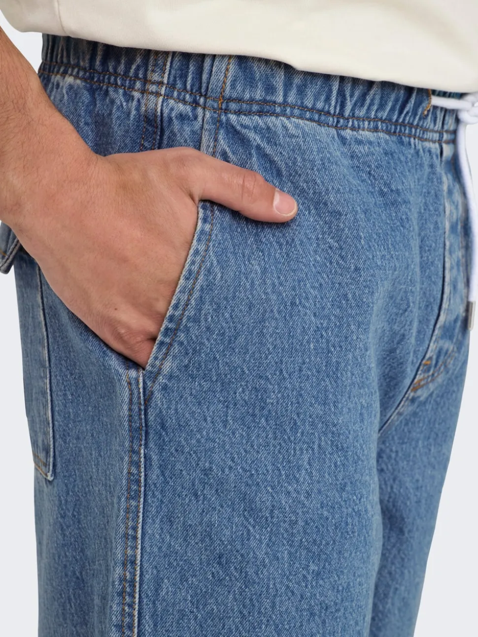 ONSFADE Vita media Loose Fit Bermuda cargo