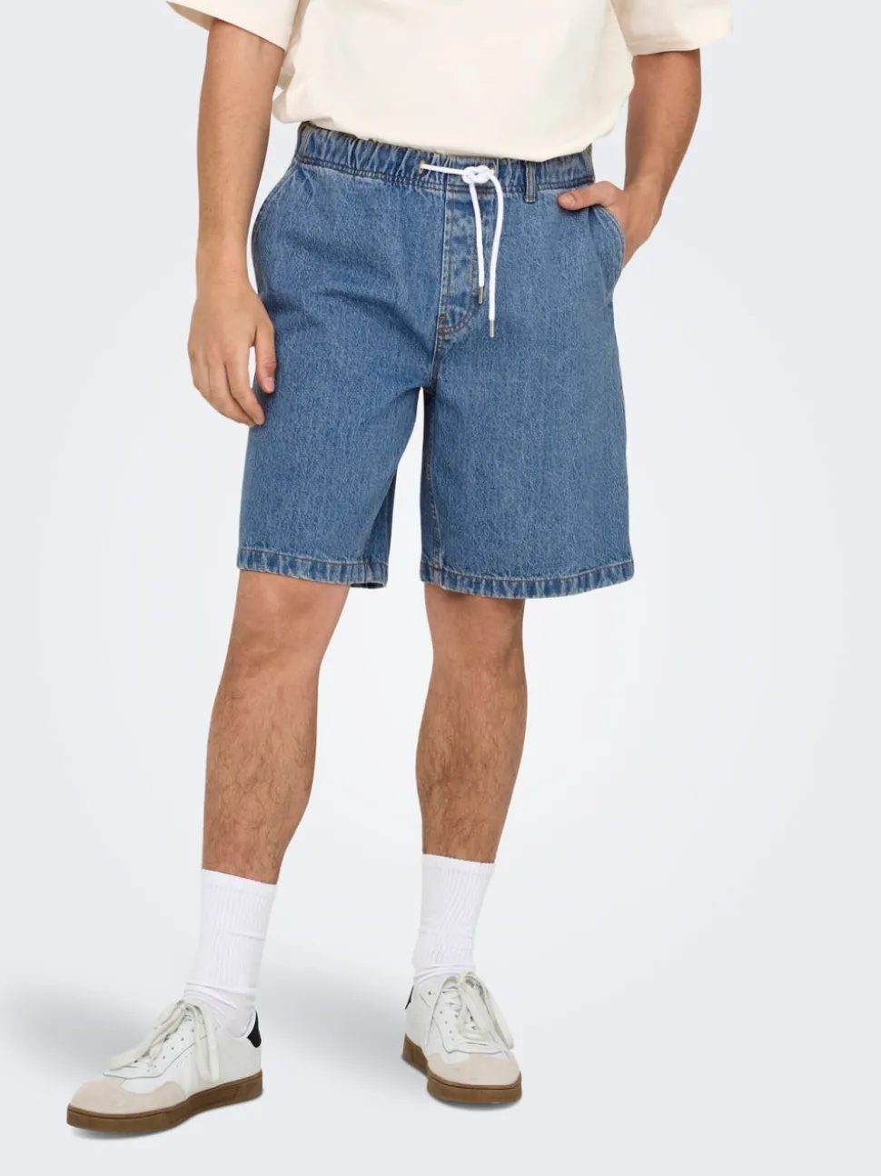 ONSFADE Vita media Loose Fit Bermuda cargo