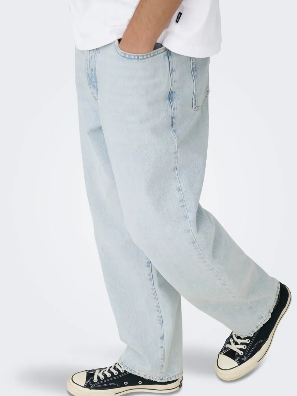 ONSFADE Vita media Loose Fit Jeans
