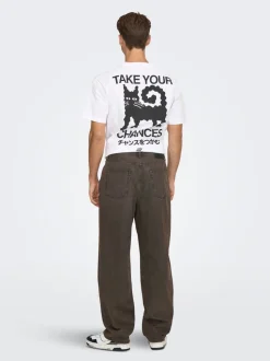 ONSFADE Vita media Loose Fit Jeans