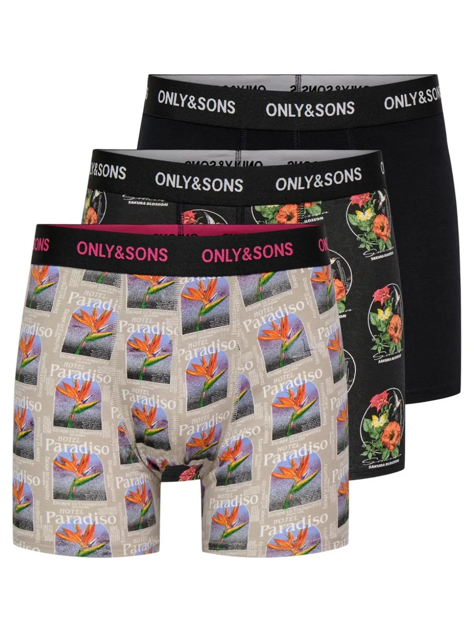 ONSFITZ 3-pack Boxer aderenti
