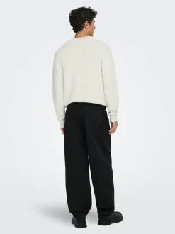 ONSFIVE Vita media Baggy Fit Jeans