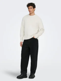 ONSFIVE Vita media Baggy Fit Jeans