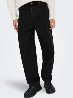 ONSFIVE Vita media Baggy Fit Jeans