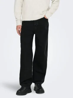 ONSFIVE Vita media Baggy Fit Jeans