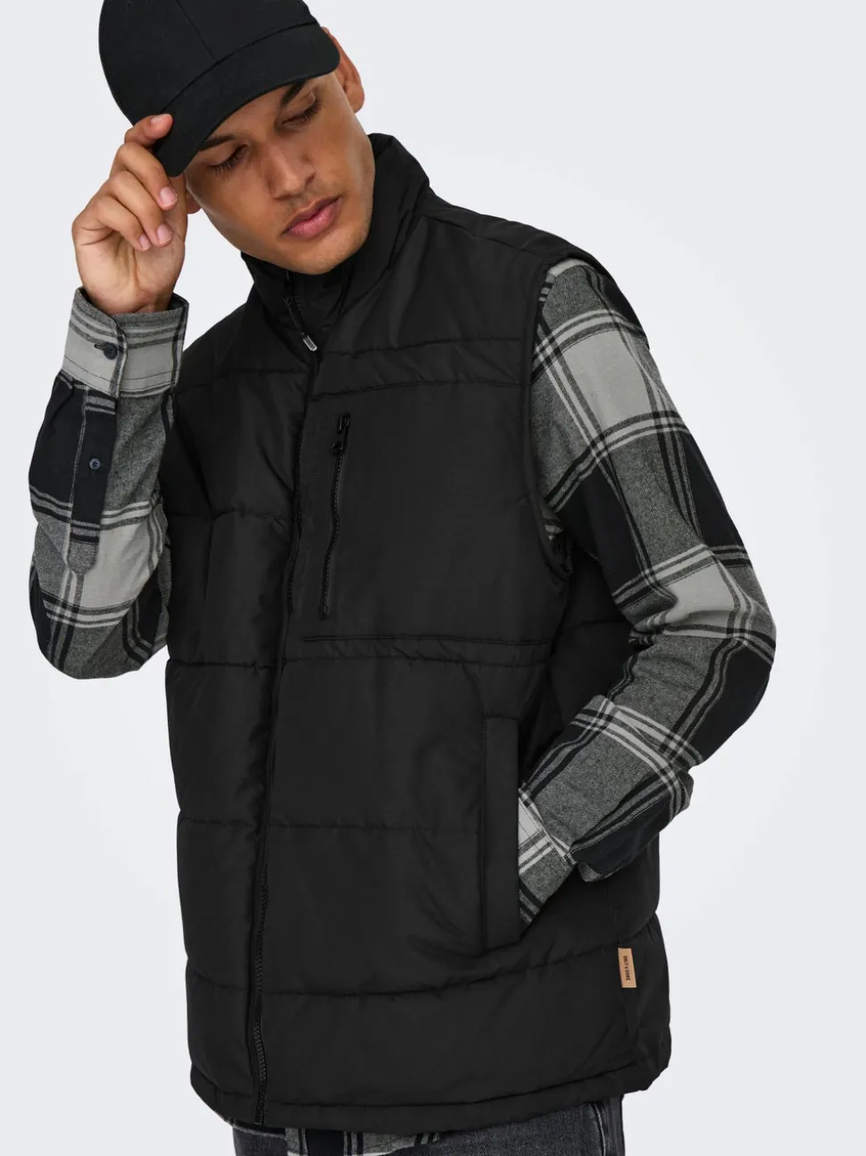 ONSJAKE Gilet trapuntato