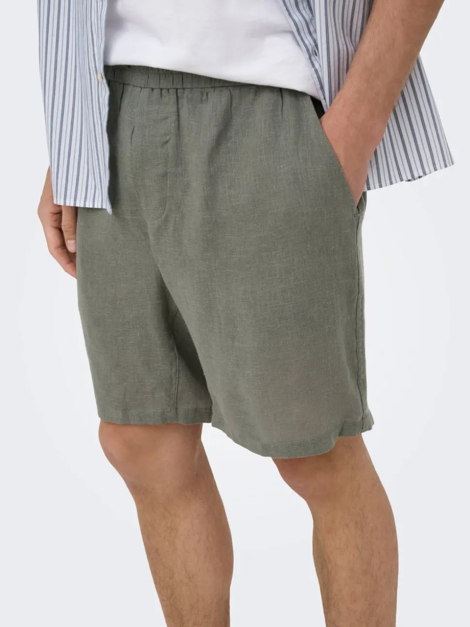 ONSLAURENCE Regular Fit Lino Shorts
