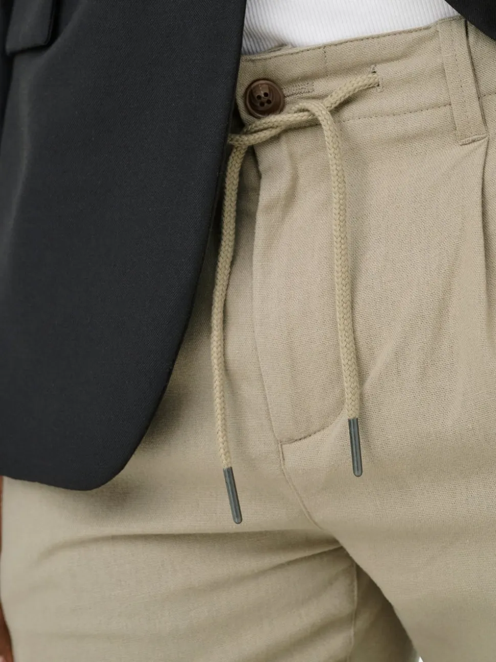 ONSLEO Tapered Fit - Cropped Lino Pantaloni chino