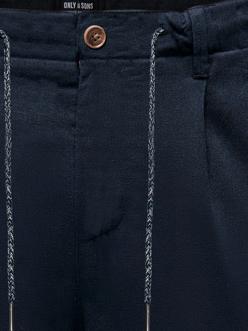 ONSLEO Tapered Fit - Cropped Lino Pantaloni chino