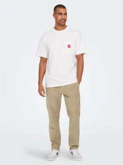 ONSLINUS Pantaloni in velluto a coste taglio tapered fit