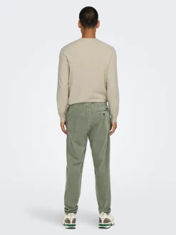 ONSLINUS Pantaloni in velluto a coste taglio tapered fit