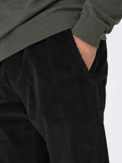 ONSLINUS Pantaloni in velluto a coste taglio tapered fit
