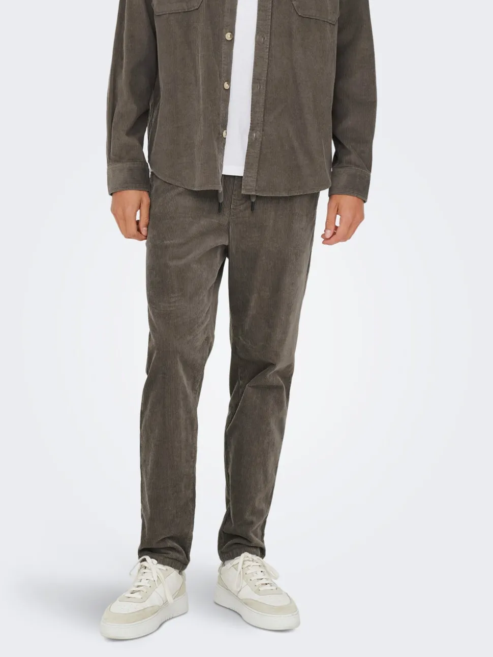 ONSLINUS Pantaloni in velluto a coste taglio tapered fit