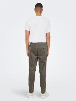 ONSLINUS Pantaloni in velluto a coste taglio tapered fit