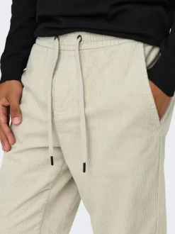 ONSLINUS Pantaloni in velluto a coste taglio tapered fit