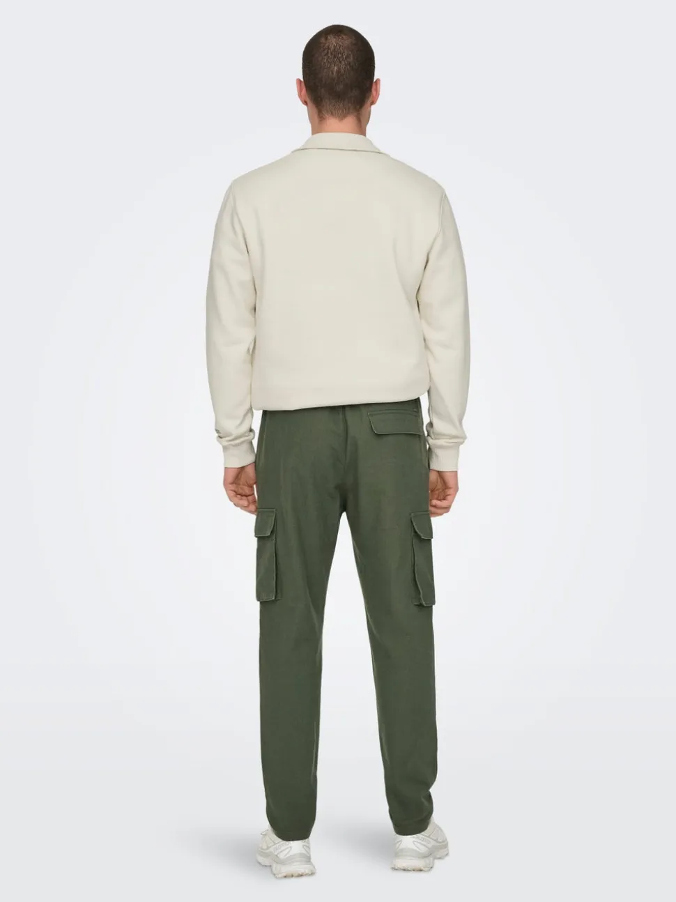 ONSLINUS Tapered Fit Lino Pantaloni cargo
