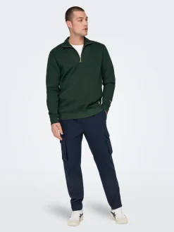 ONSLINUS Tapered Fit Lino Pantaloni cargo