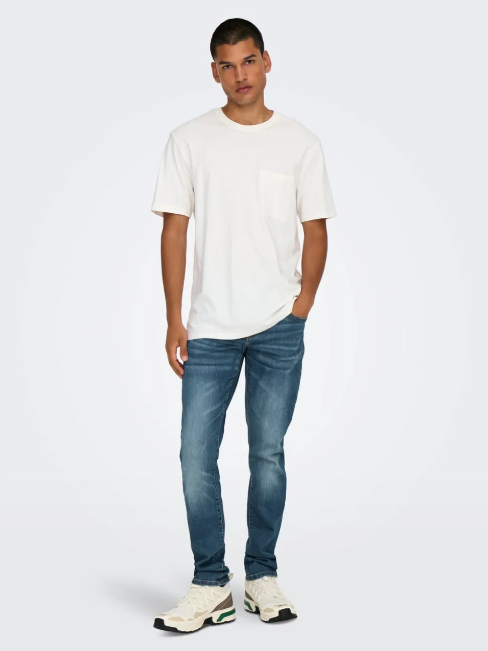 ONSLOOM Vita bassa Slim Tapered Fit Jeans