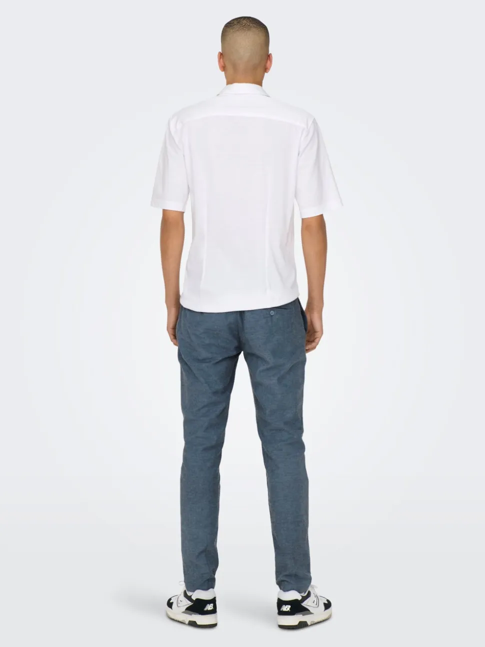ONSMARK Tapered Fit Lino Pantaloni chino