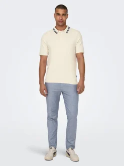 ONSMARK Tapered Fit Lino Pantaloni chino