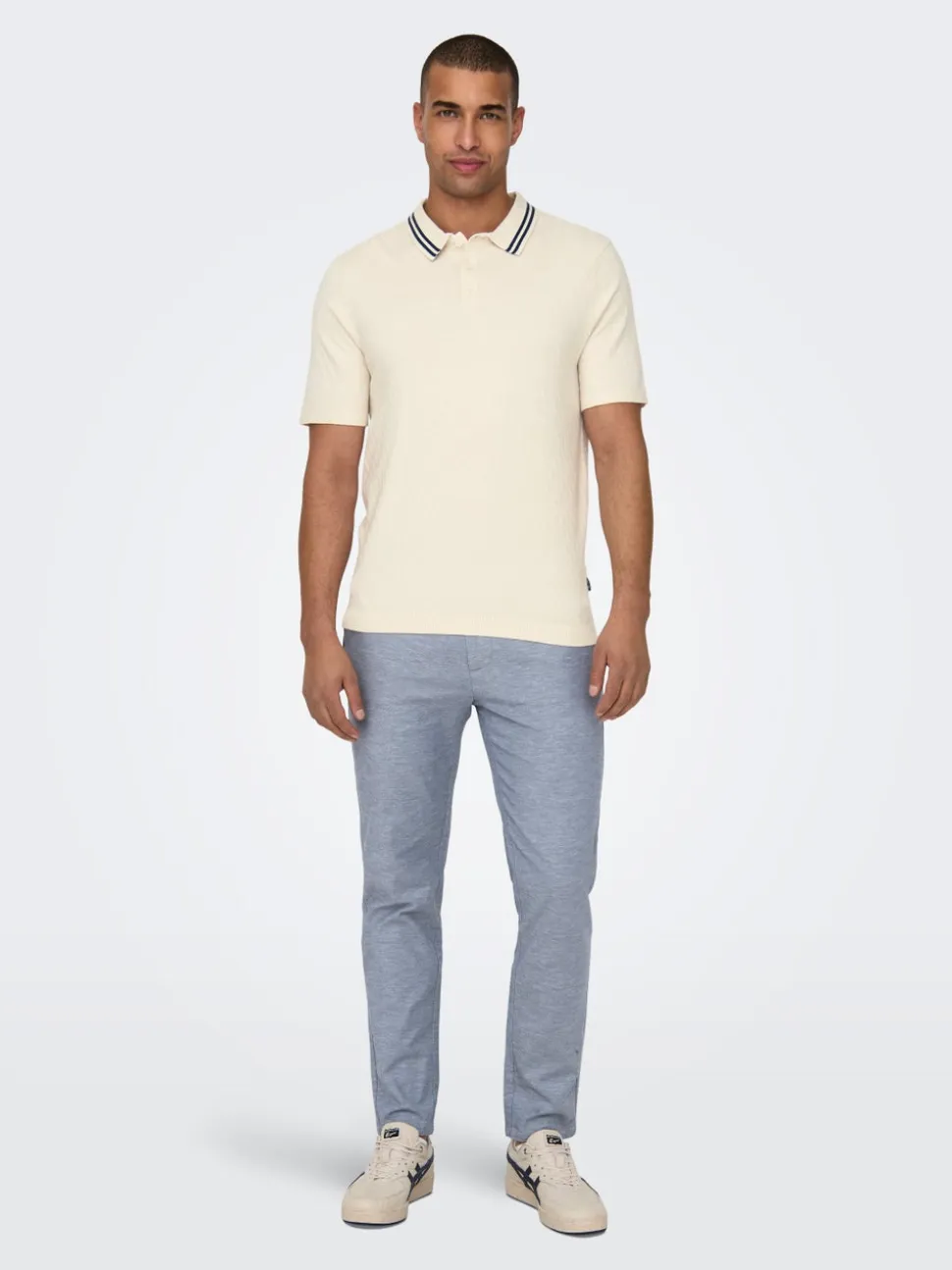 ONSMARK Tapered Fit Lino Pantaloni chino