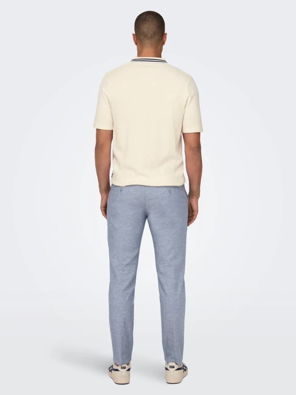 ONSMARK Tapered Fit Lino Pantaloni chino