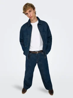 ONSREMI Vita media Wide Leg Fit Jeans