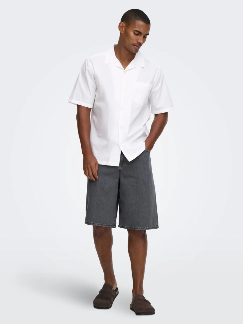 ONSREMI Vita media Wide Leg Fit Shorts