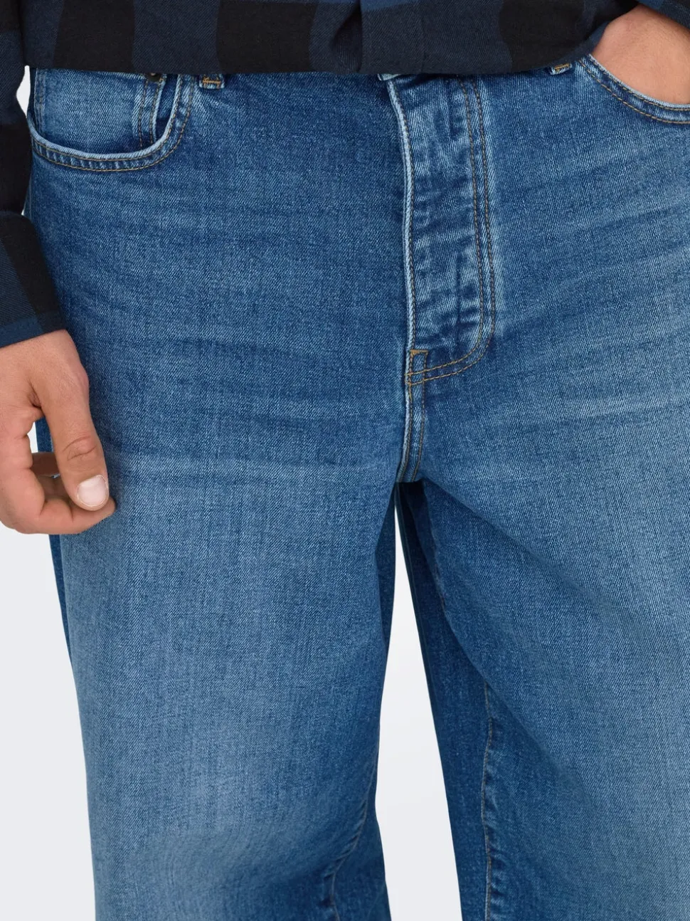 ONSREMI Vita media Wide Leg Fit Stretch Jeans