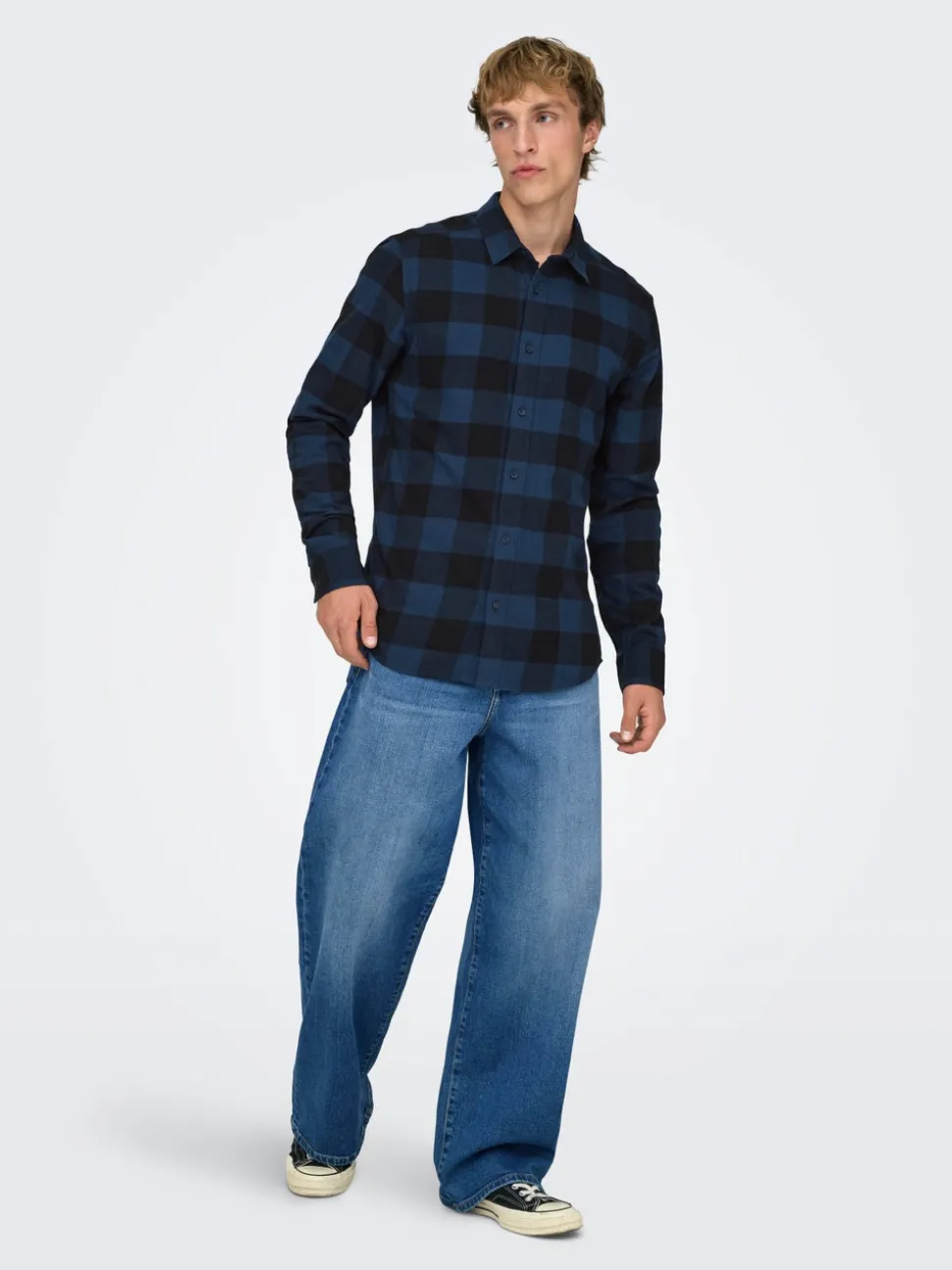 ONSREMI Vita media Wide Leg Fit Stretch Jeans