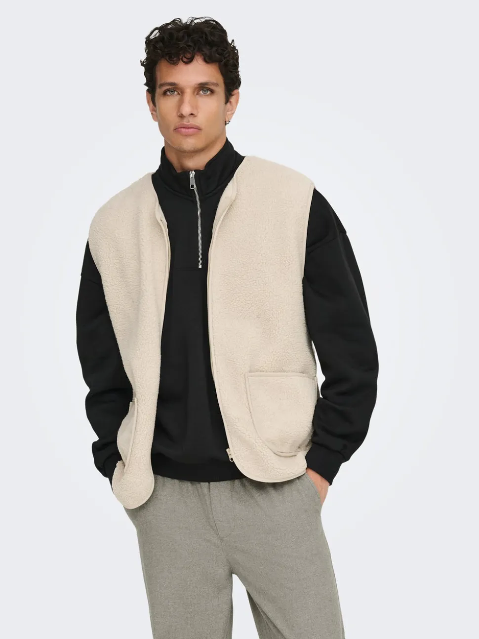 ONSTONY Gilet in pile