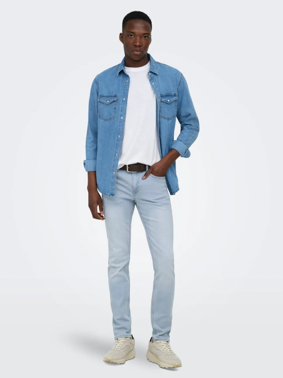 ONSWARP Vita bassa Skinny Fit Jeans