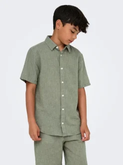 OSJCAIDEN Lino Camicia
