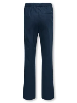 OSJLINUS Tapered Fit Lino Pantaloni
